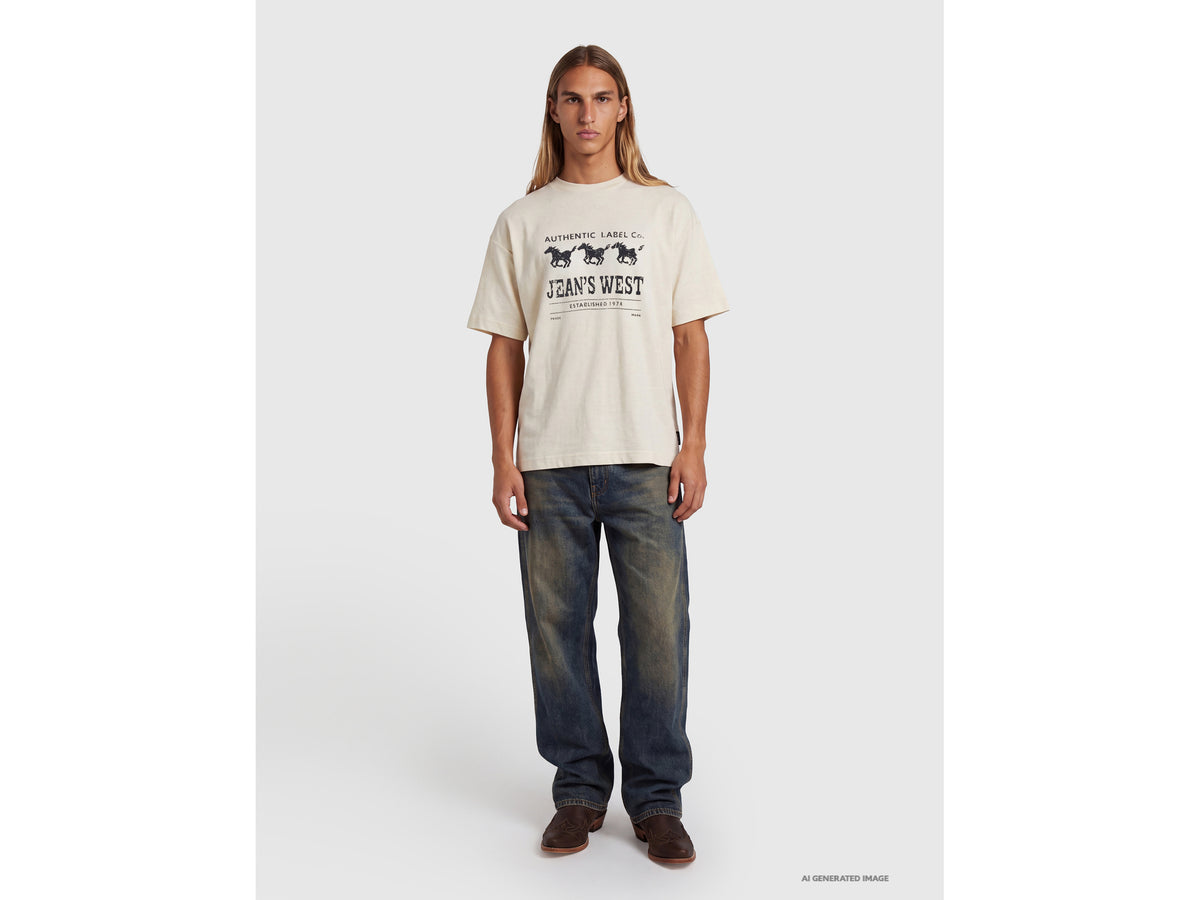 T-shirt com estampa Jean's West 100% algodão - ucb_image_FY