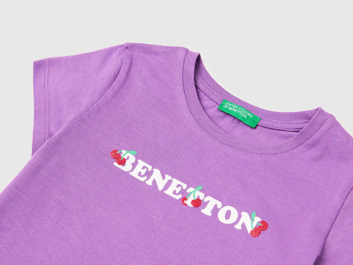 T-shirt with glitter print - ucb_image_DS1