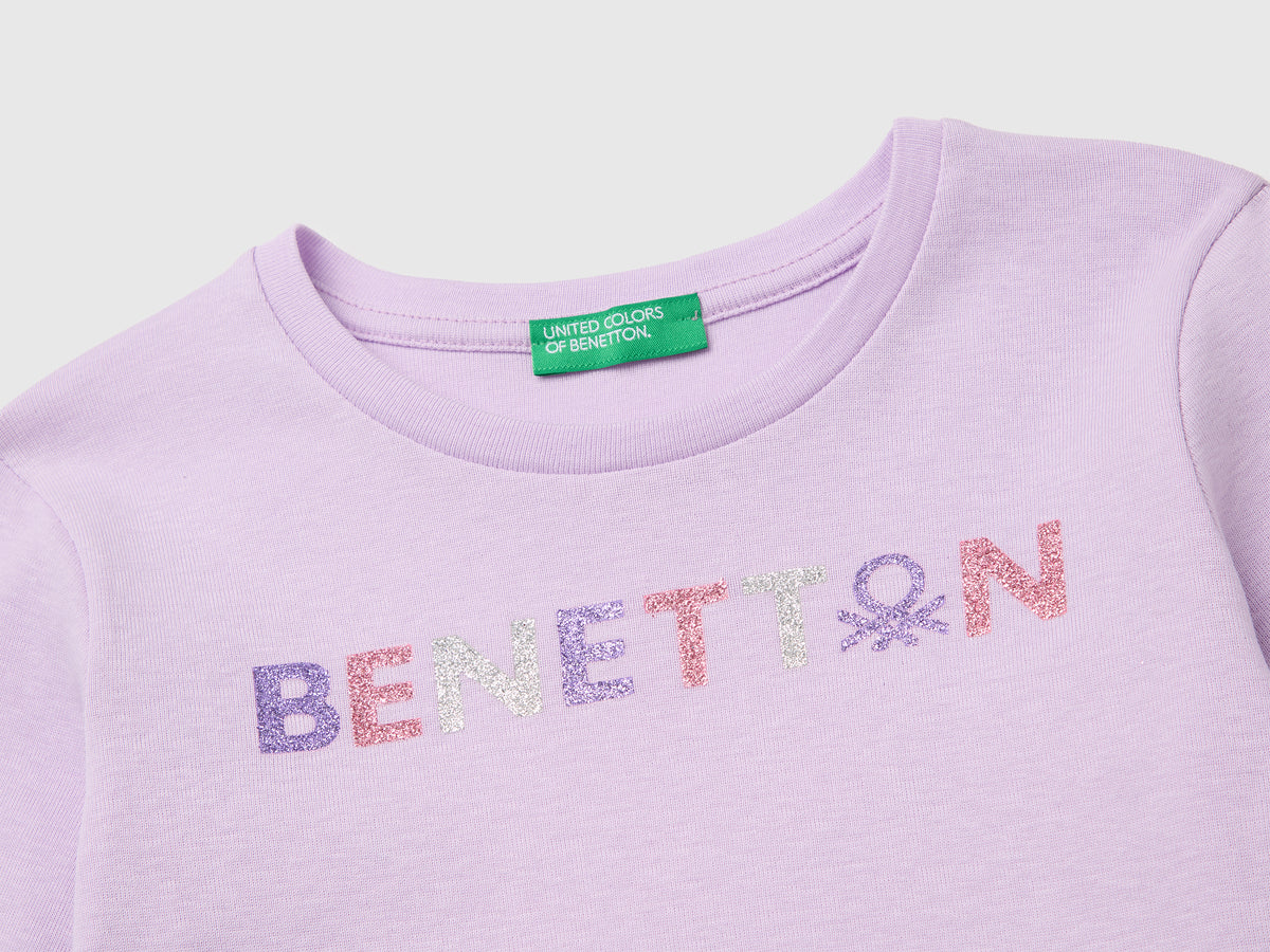 T-shirt de manga comprida com estampa glitter - ucb_image_DS1