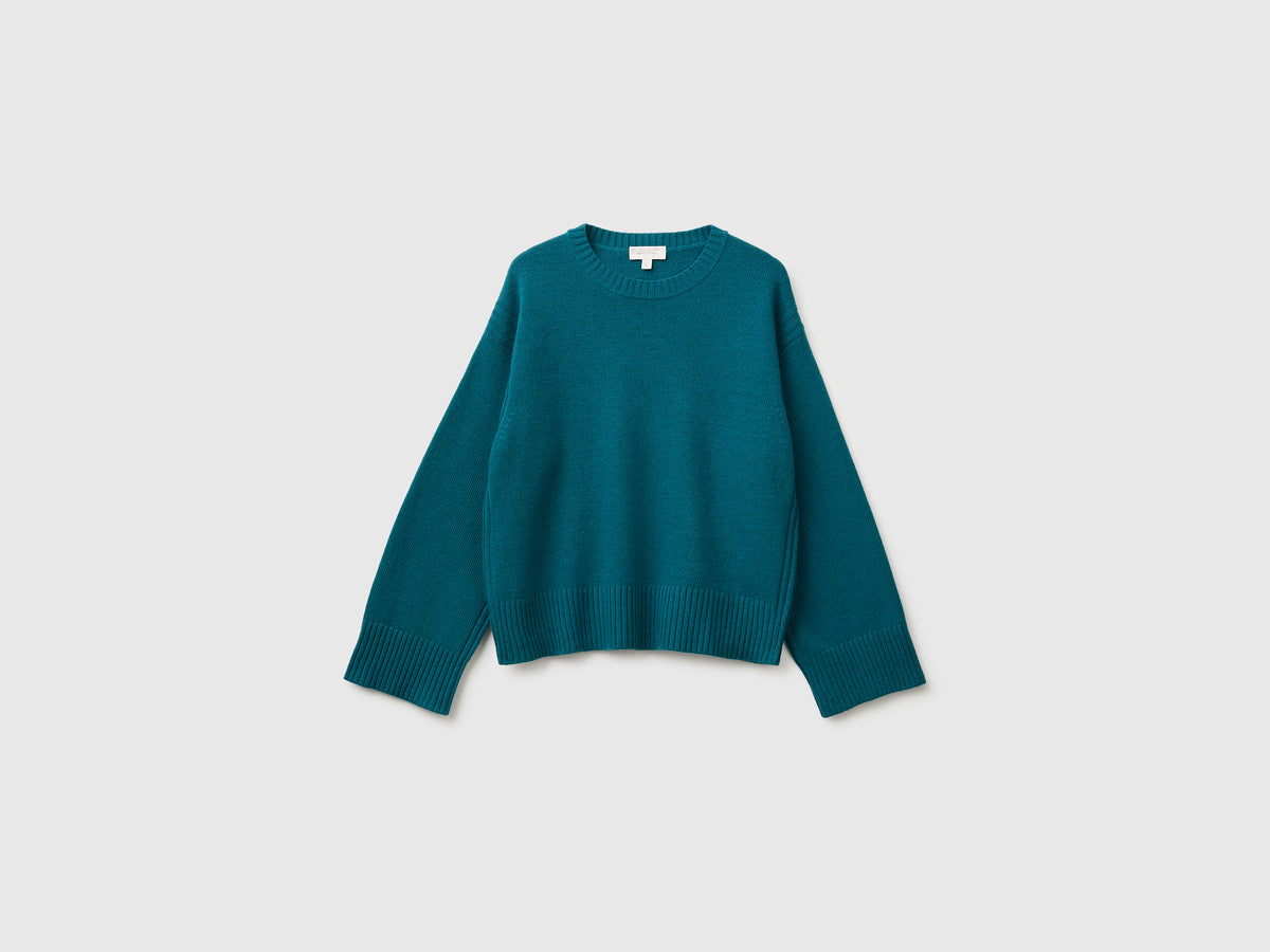 Camisola boxy fit em mistura de lã - ucb_image_FS