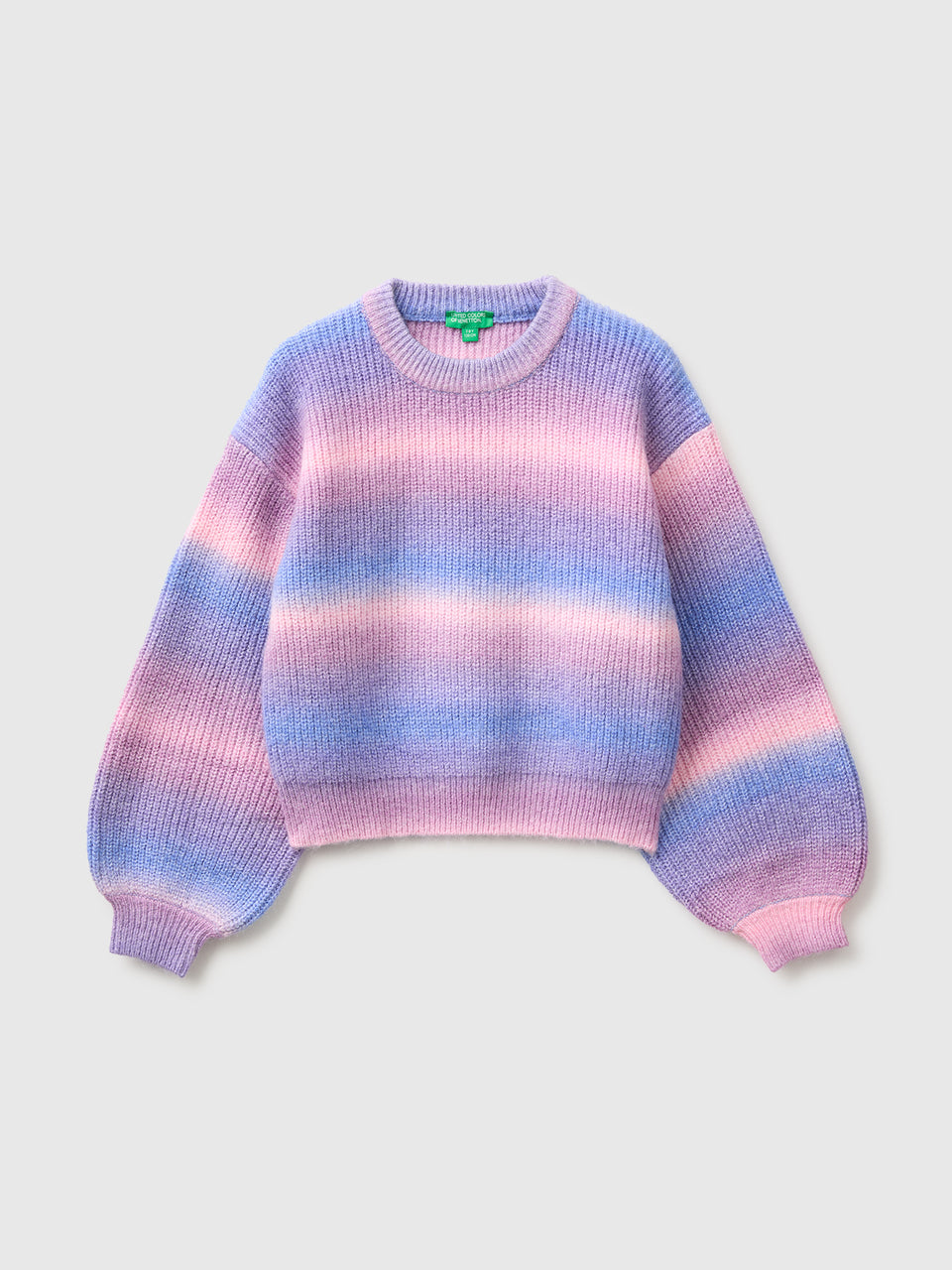 Camisola às riscas degradé em mistura de lã - ucb_image_FS