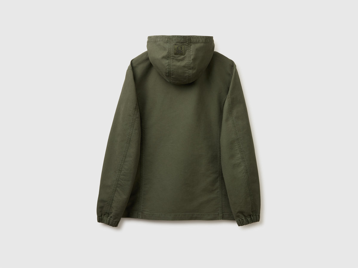 Short jacket in faded cotton - ucb_image_BS