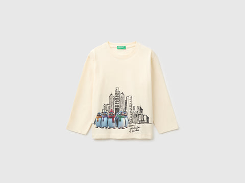 T-shirt com estampa à frente e atrás - ucb_image_FS