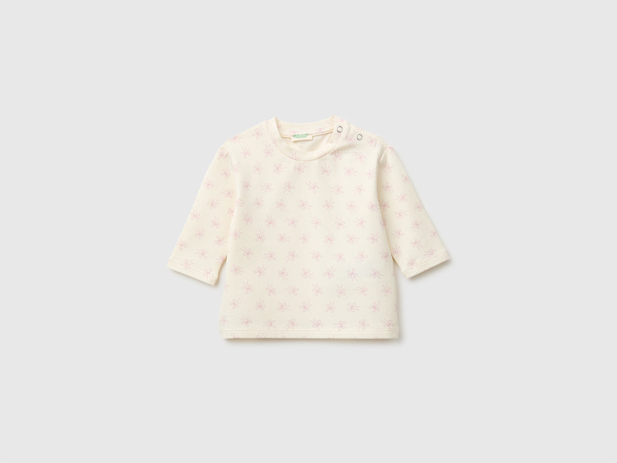T-shirt com estampa de laços em algodão stretch - ucb_image_FS