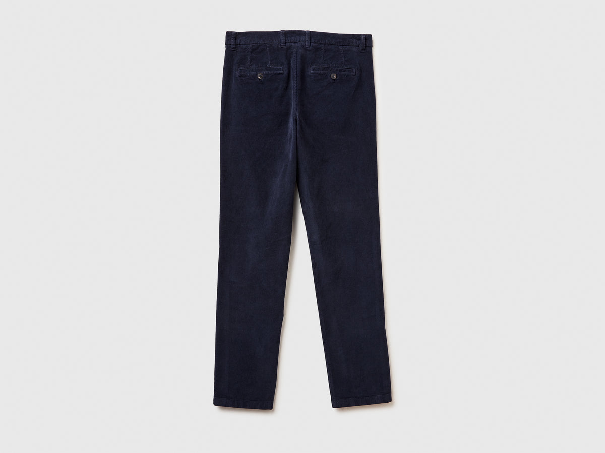 Calças slim fit em veludo stretch - ucb_image_BS