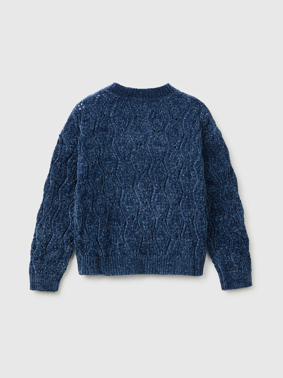 Camisola de gola redonda em chenille - ucb_image_BS