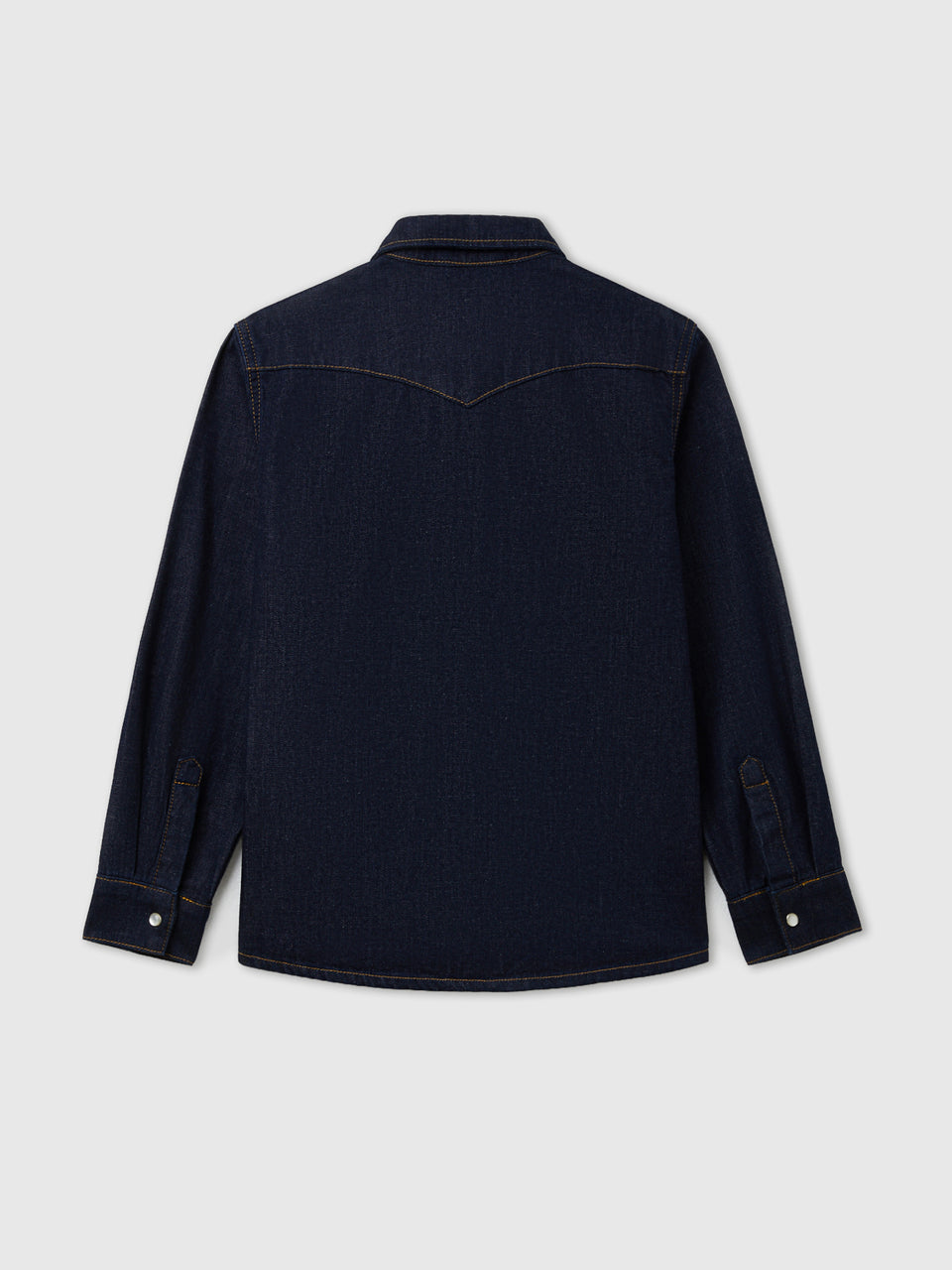 Camisa western de jeans escuro - ucb_image_BS