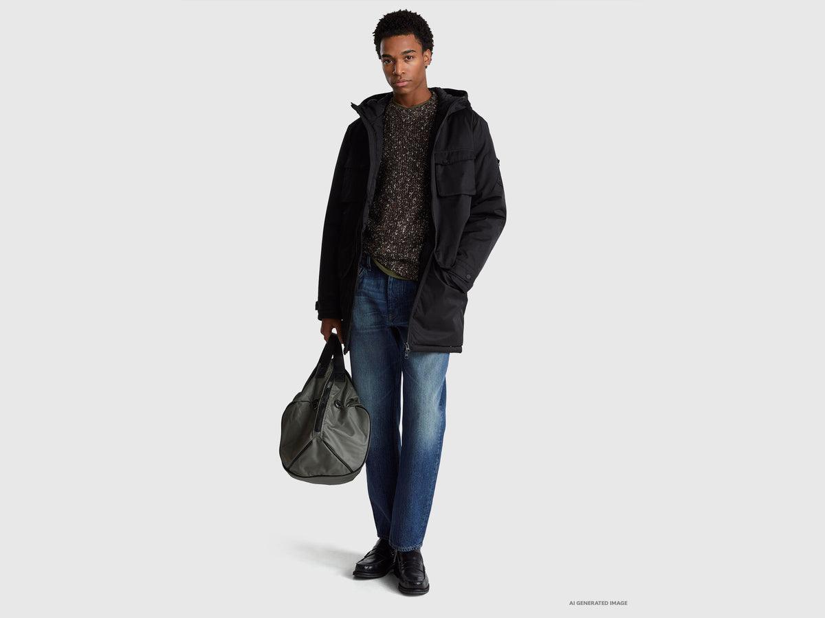 Parka acolchoado em algodão e nylon - ucb_image_FY