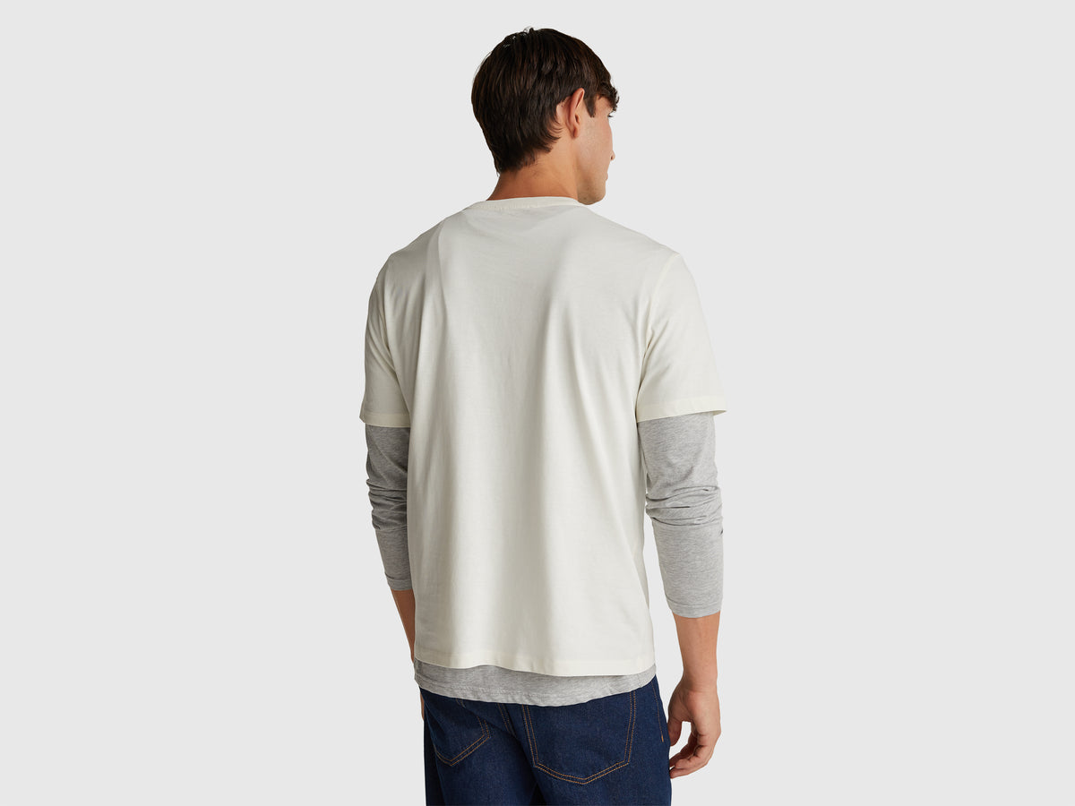 T-shirt em algodão com logótipo - ucb_image_B