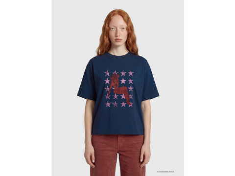 T-shirt relaxed fit com estampa western - ucb_image_F