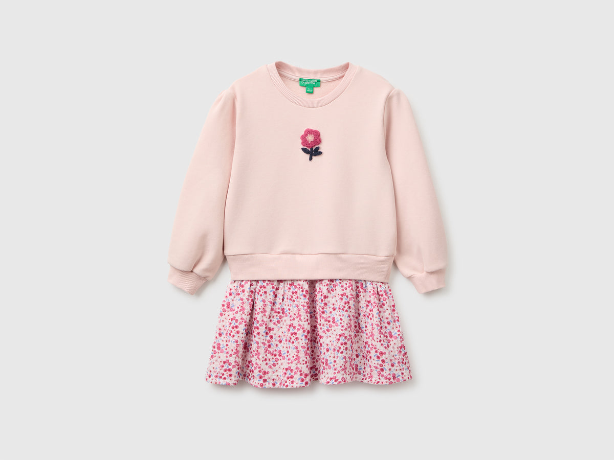Vestido com saia às flores - ucb_image_FS