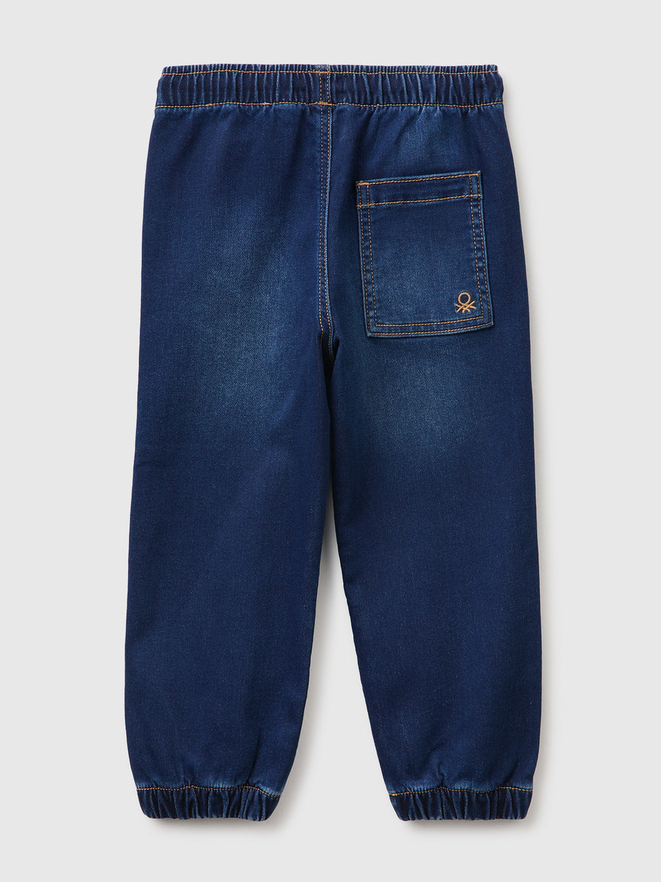 Calças em felpo efeito denim - ucb_image_BS