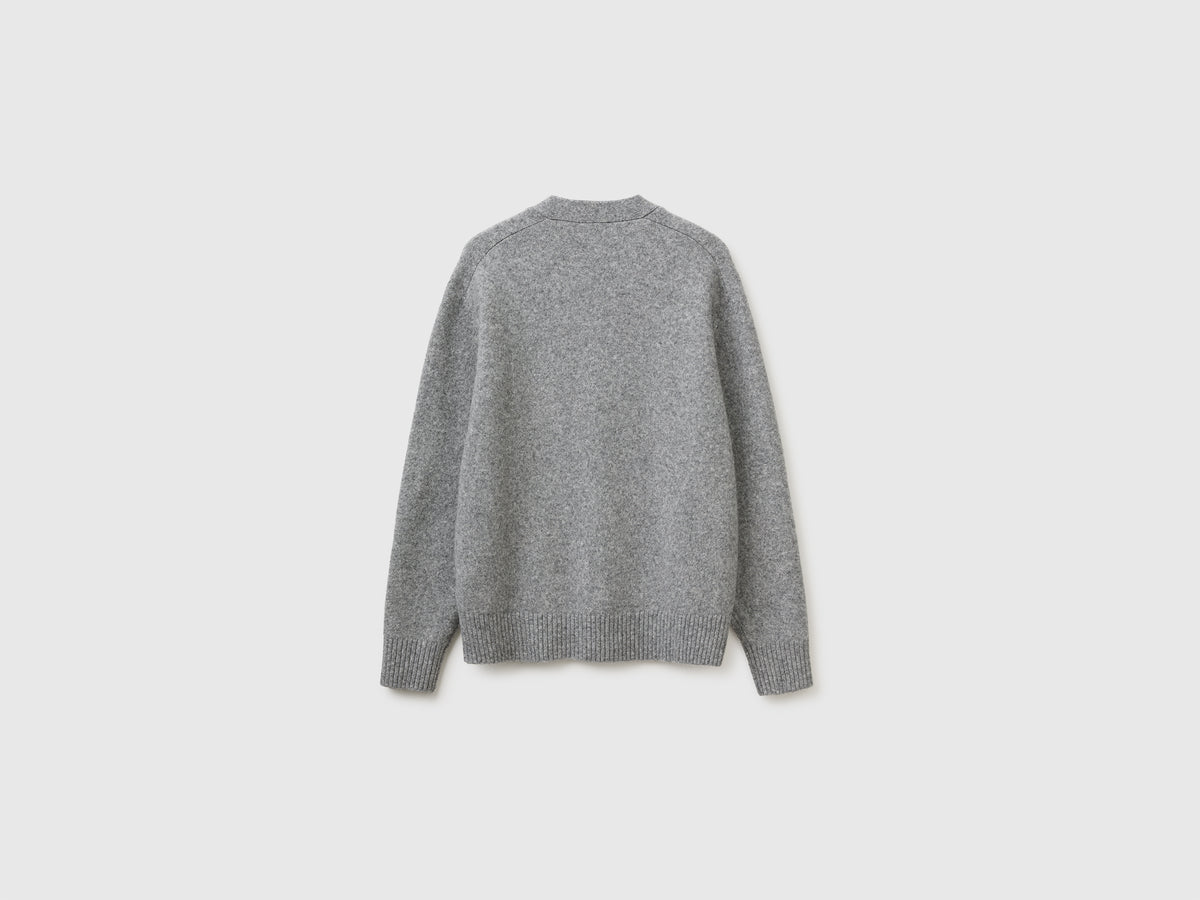 Cardigã over fit em lã mista - ucb_image_BS