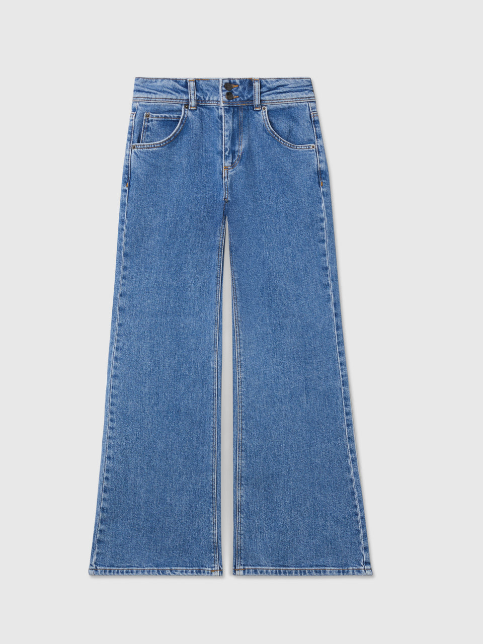 Jeans flare fit lavagem clara - ucb_image_FS