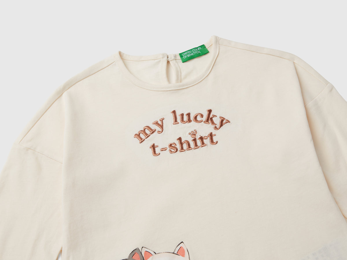 T-shirt com texto em lurex - ucb_image_DS1