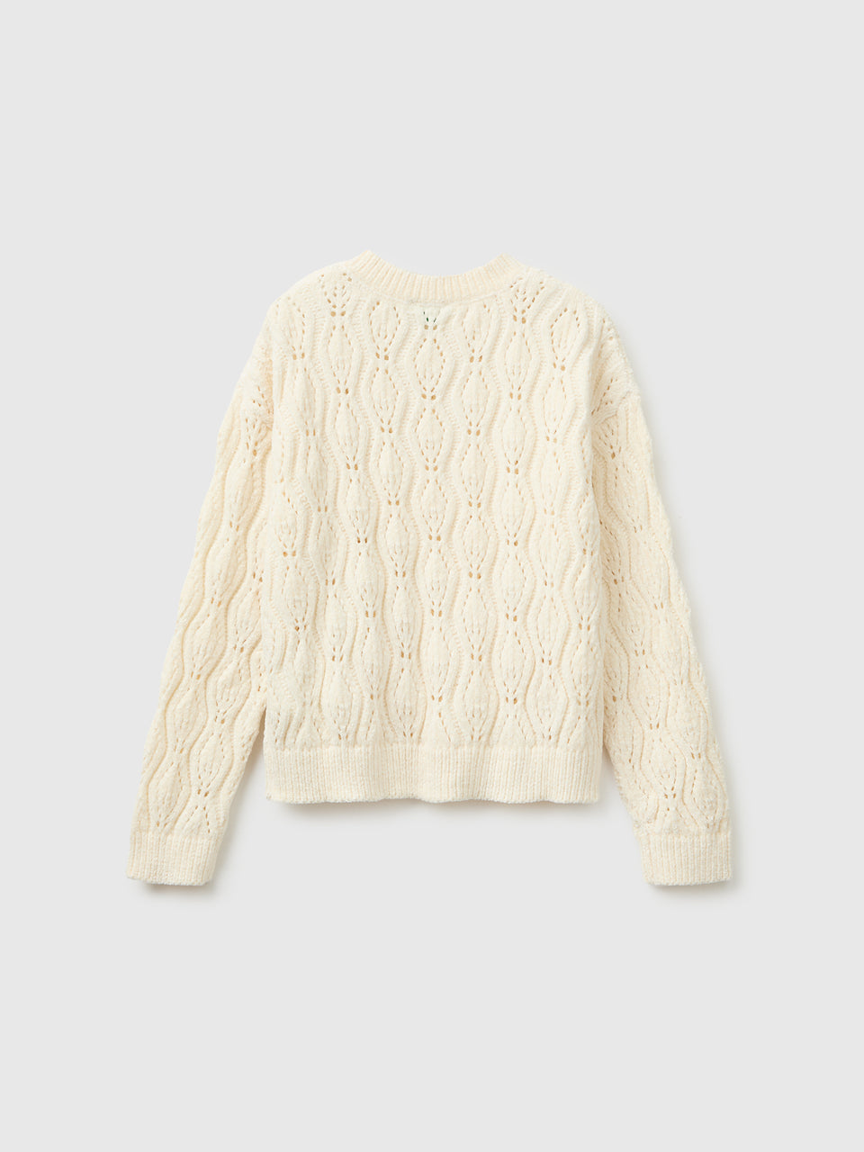 Camisola de gola redonda em chenille - ucb_image_BS