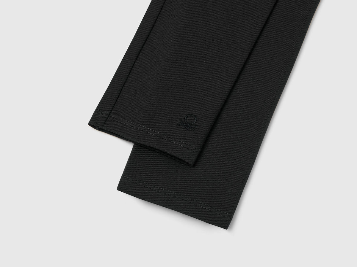 Leggings em algodão stretch com logótipo - ucb_image_DS1