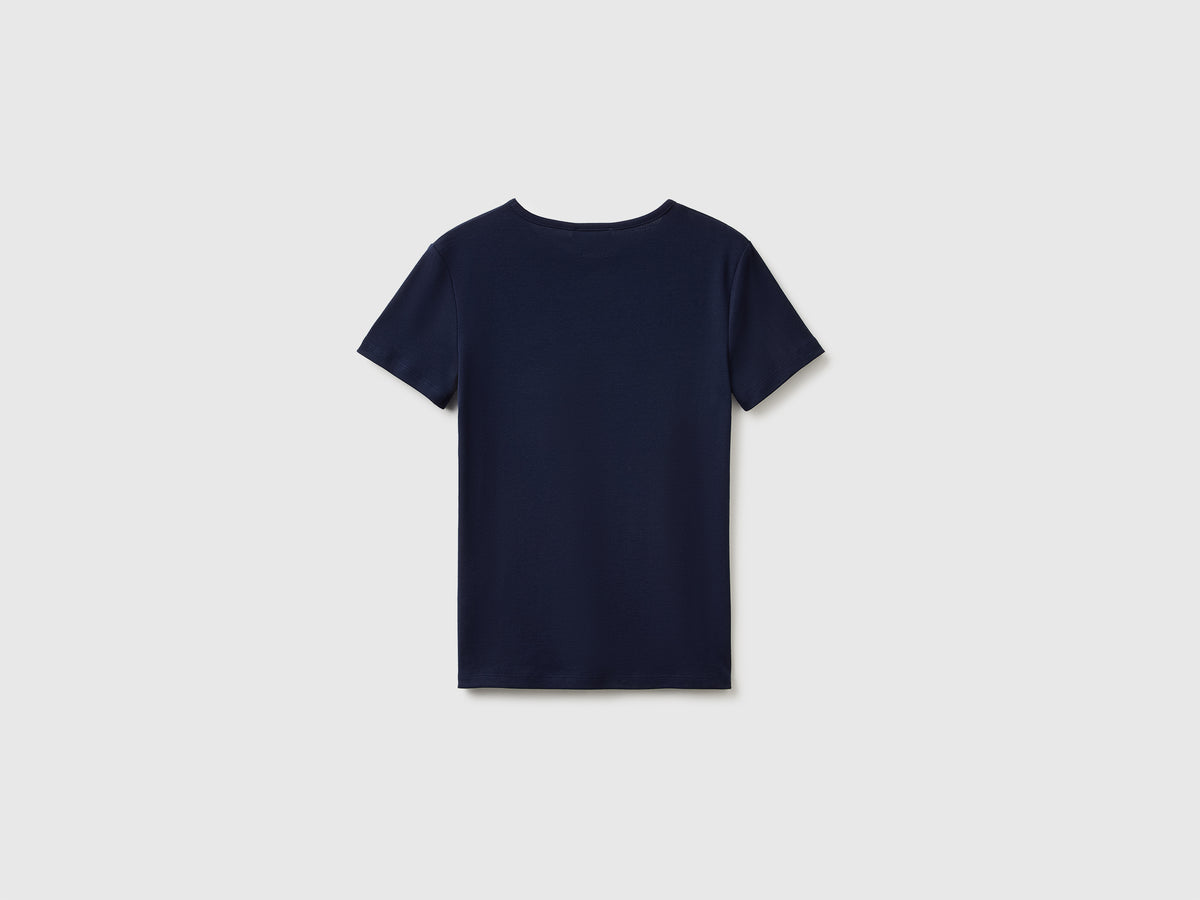 T-shirt de gola redonda slim fit - ucb_image_BS