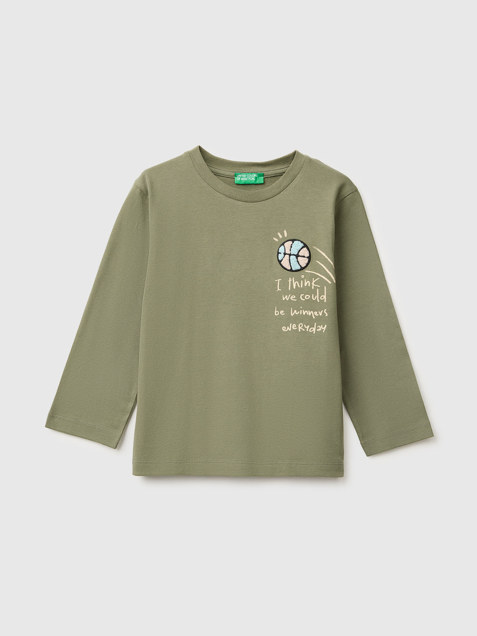 T-shirt em algodão orgânico quente com bordado - ucb_image_FS