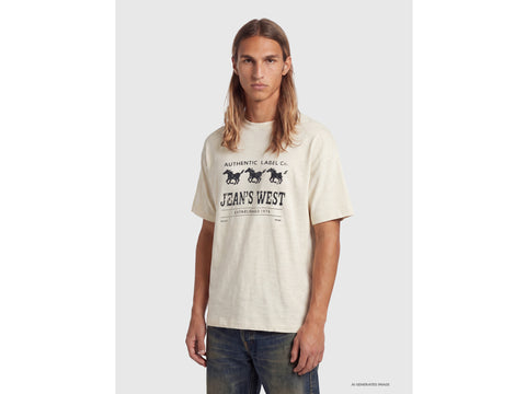 T-shirt com estampa Jean's West 100% algodão - ucb_image_F
