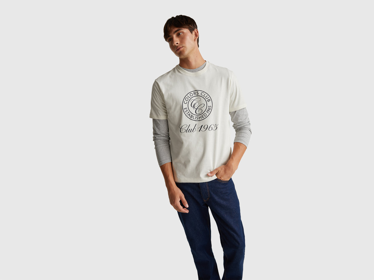 T-shirt em algodão com logótipo - ucb_image_FY