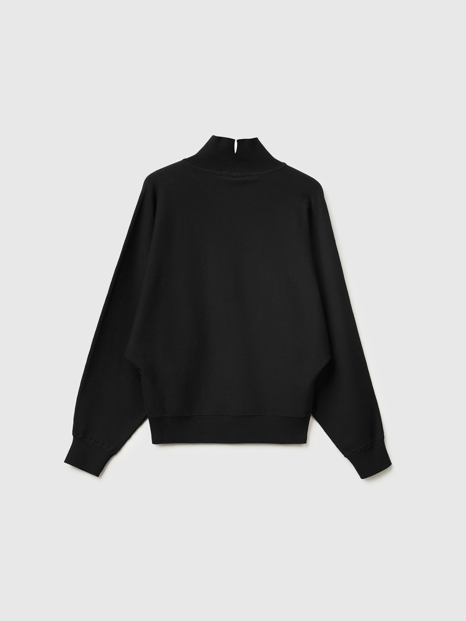 Camisola de gola alta com manga em forma de asa de morcego - ucb_image_BS
