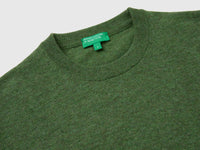Camisola verde mélange em pura lã Merino - ucb_image_DS1