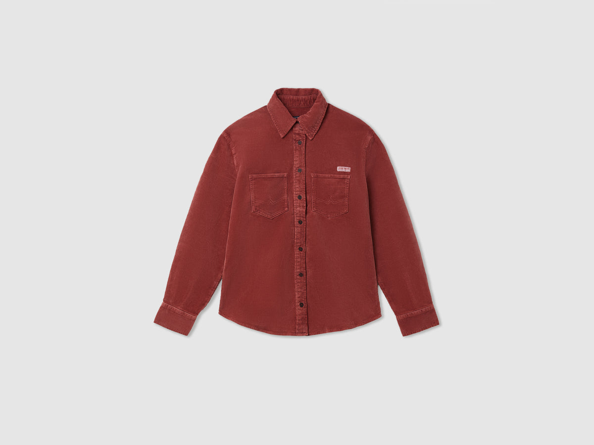 Camisa de veludo canelado lavagem vintage - ucb_image_FS