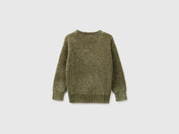 Camisola de gola redonda em chenille - ucb_image_BS
