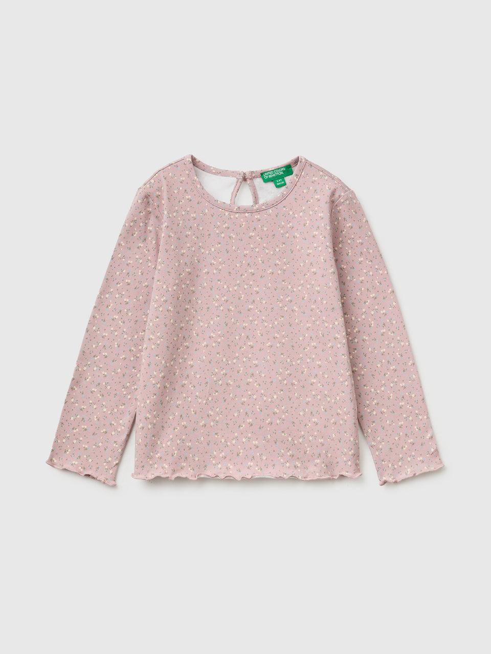 T-shirt às flores em algodão stretch - ucb_image_FS