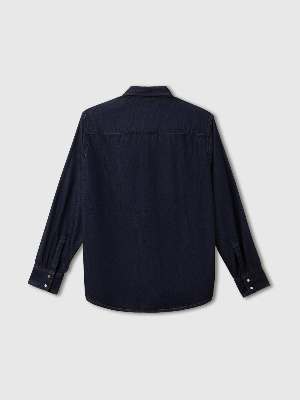 Camisa western de jeans escuro - ucb_image_BS