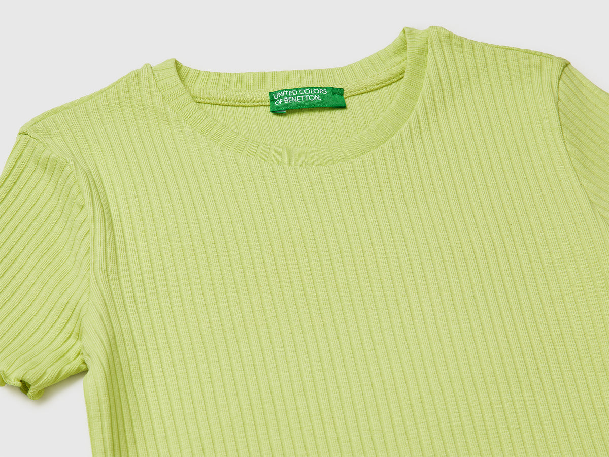 Slim fit ribbed t-shirt - ucb_image_DS1