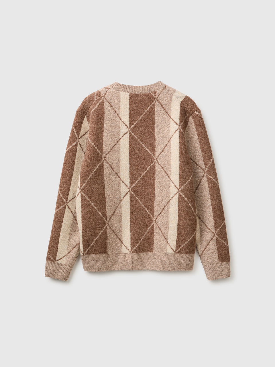 Camisola com riscas e losangos em mistura de lã e alpaca - ucb_image_BS