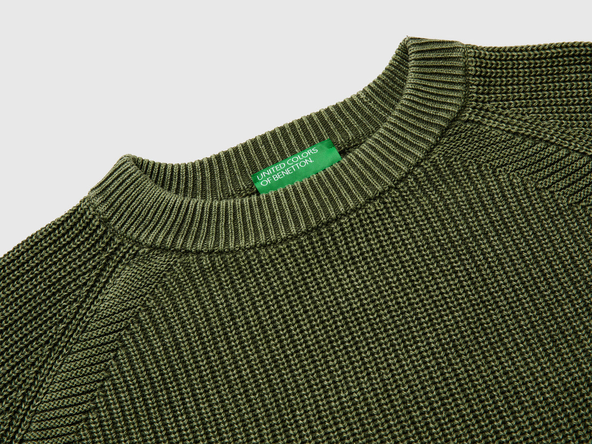 Regular fit stone washed sweater - ucb_image_DS1
