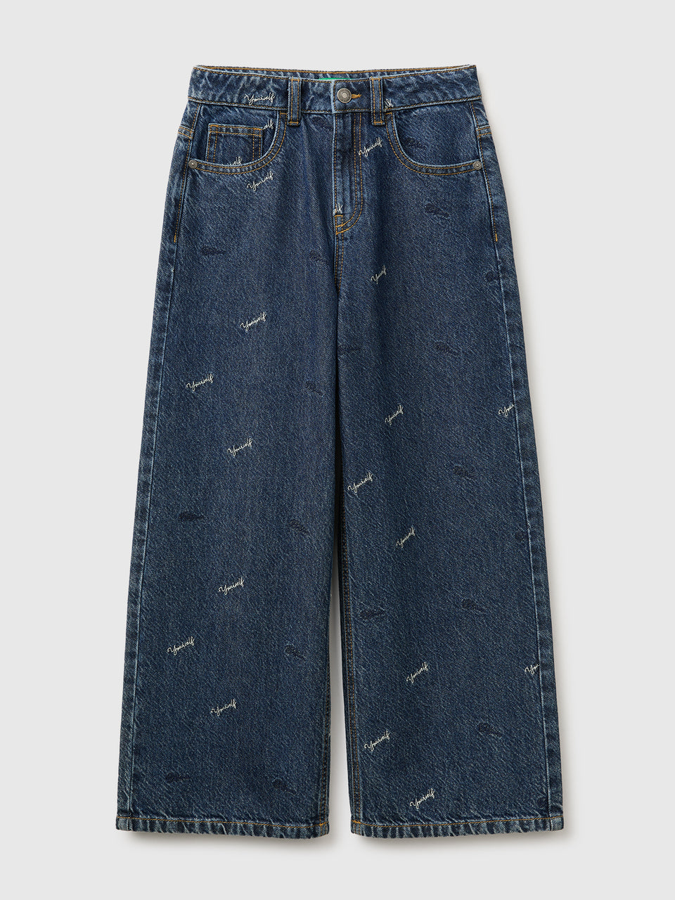 Jeans wide fit com bordados - ucb_image_FS