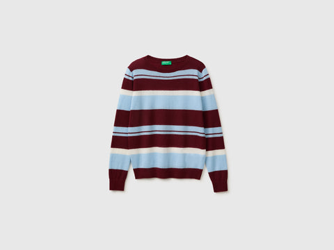 Camisola às riscas em mistura de lã e alpaca - ucb_image_FS