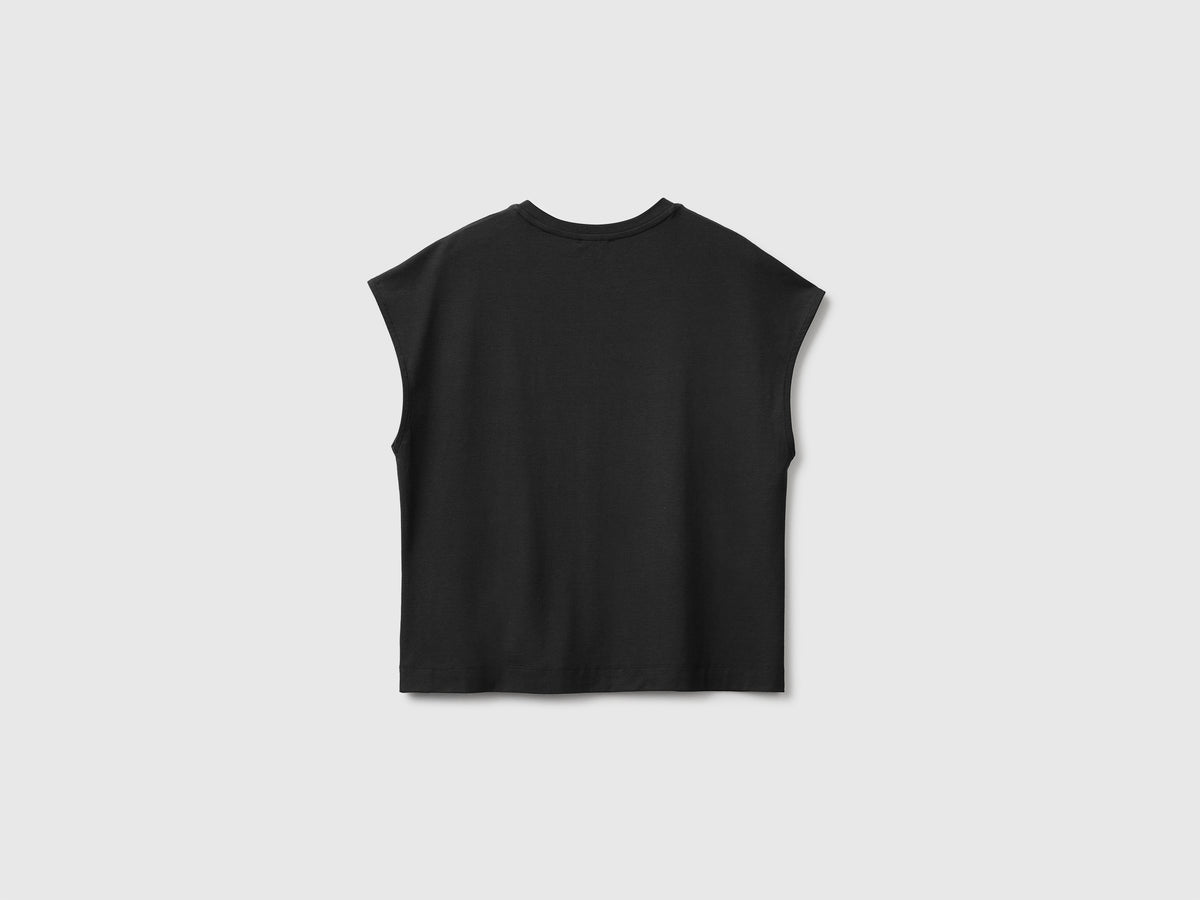 T-shirt em mistura de viscose de bambu - ucb_image_BS