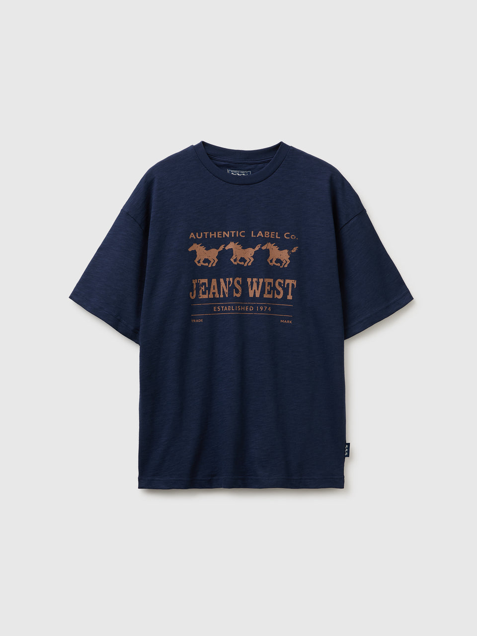 T-shirt com estampa Jean's West 100% algodão - ucb_image_FS