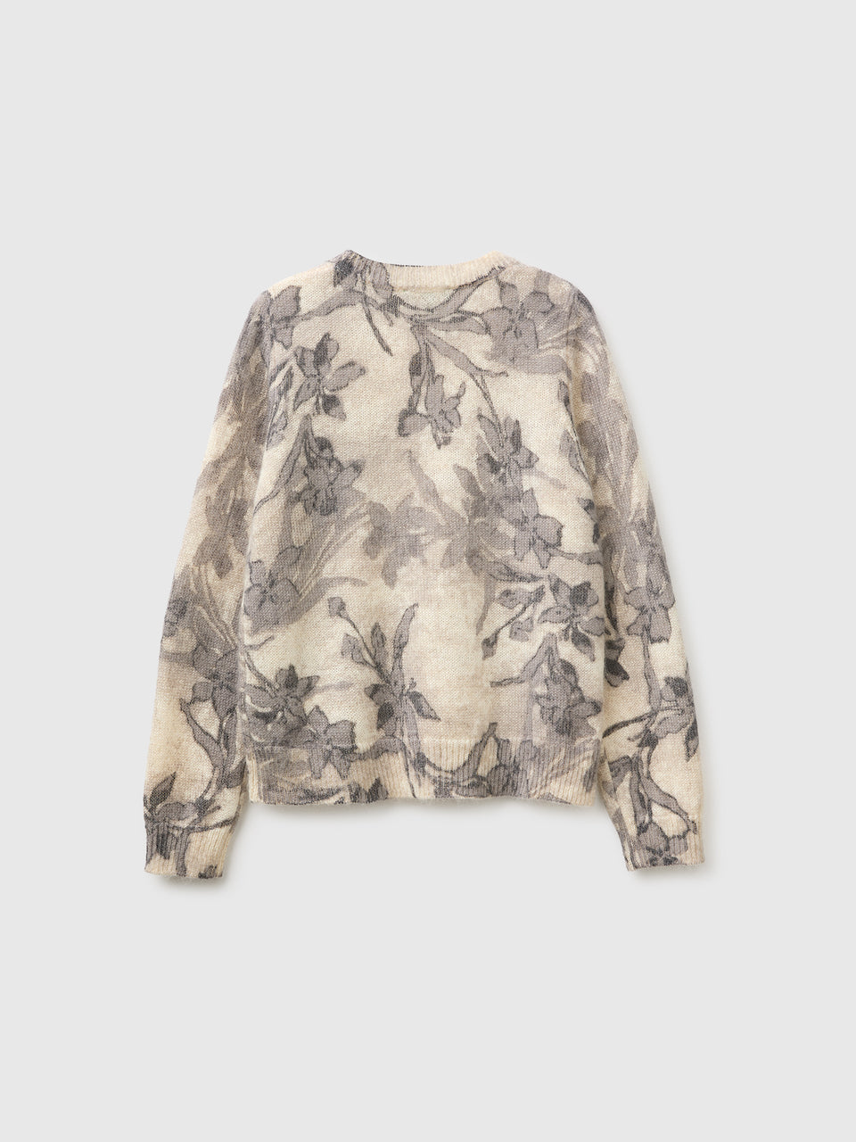 Camisola às flores em mistura de mohair e lã - ucb_image_BS