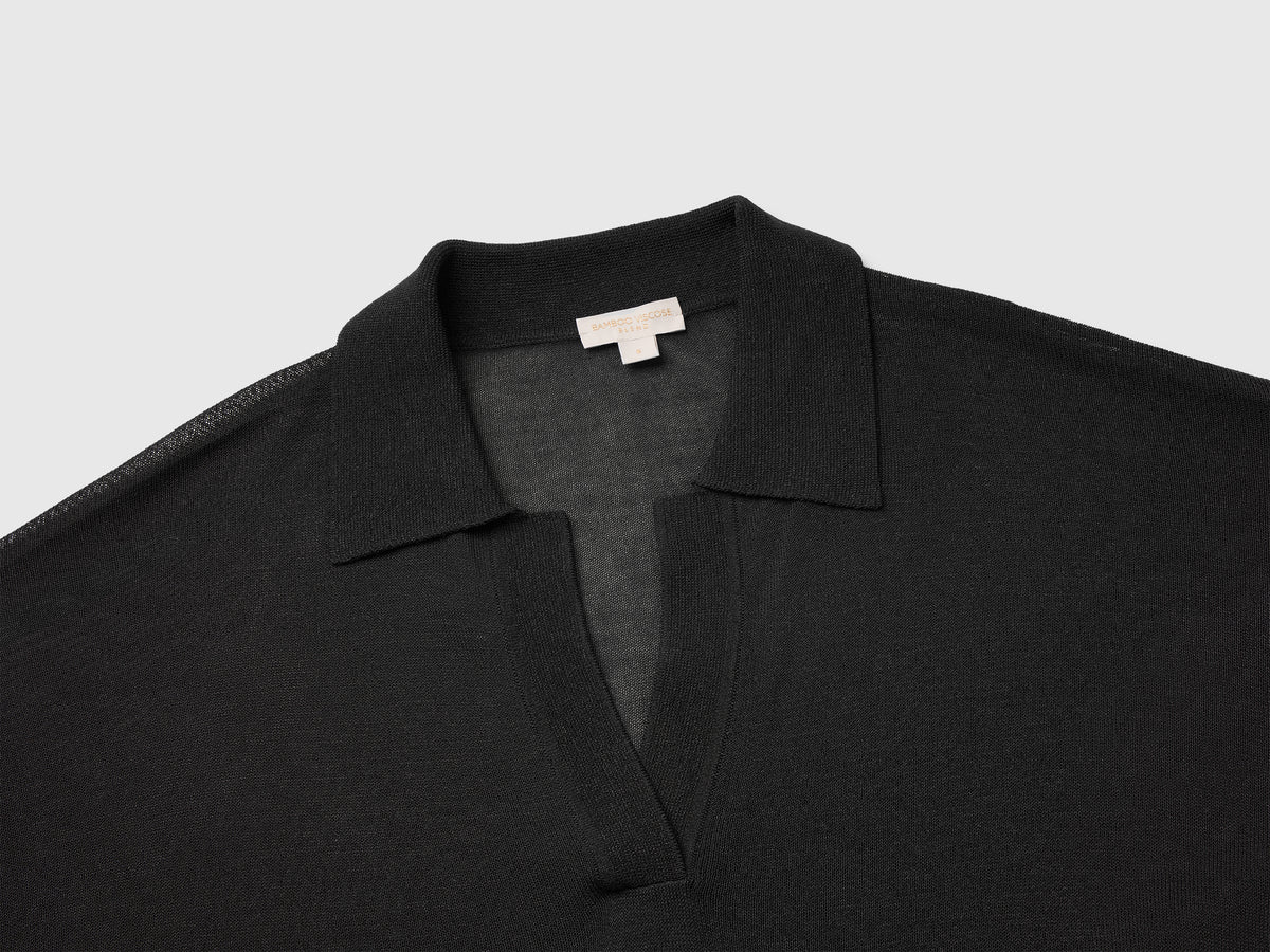 Polo de malha em mistura de viscose de bambu - ucb_image_DS1