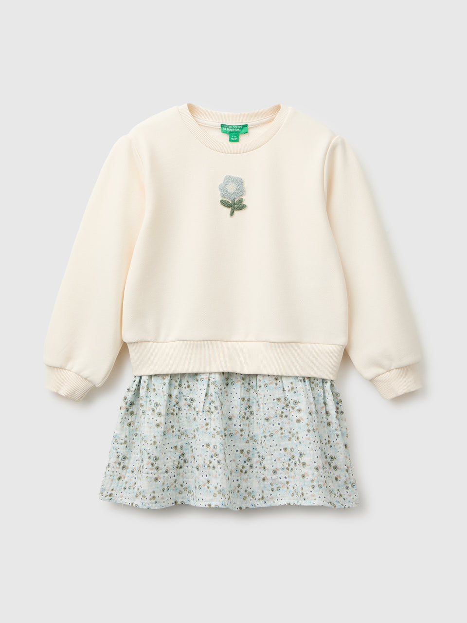 Vestido com saia às flores  - ucb_image_FS