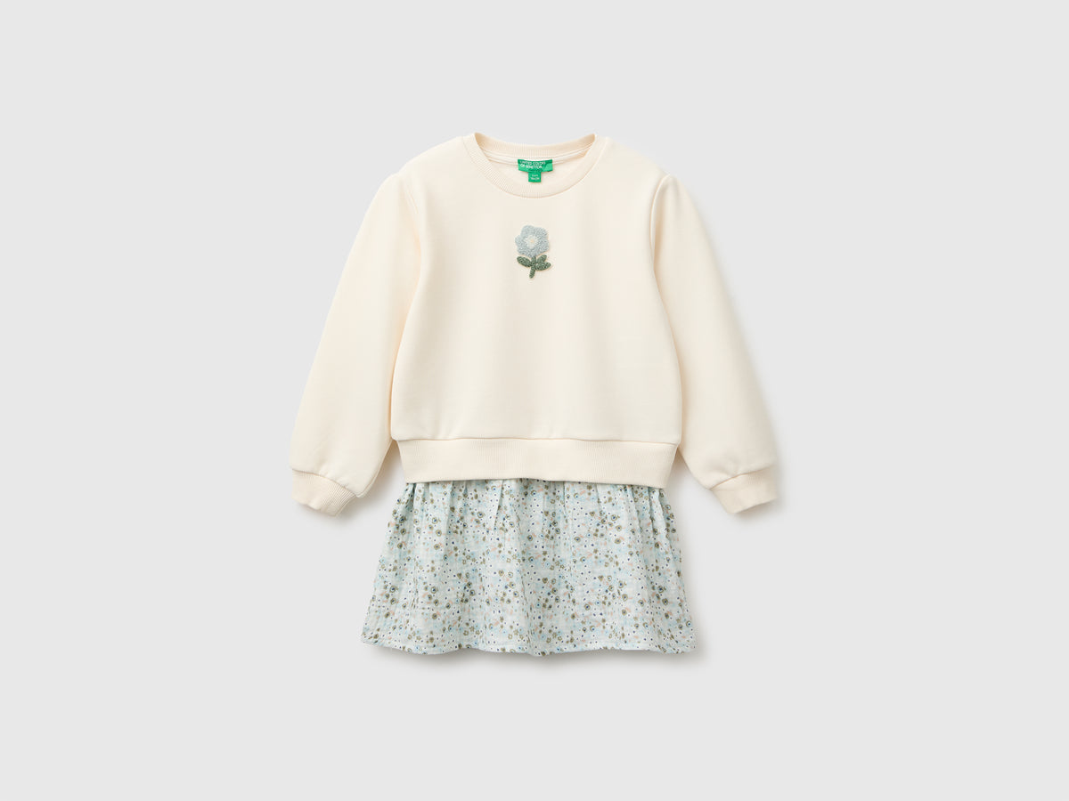 Vestido com saia às flores  - ucb_image_FS
