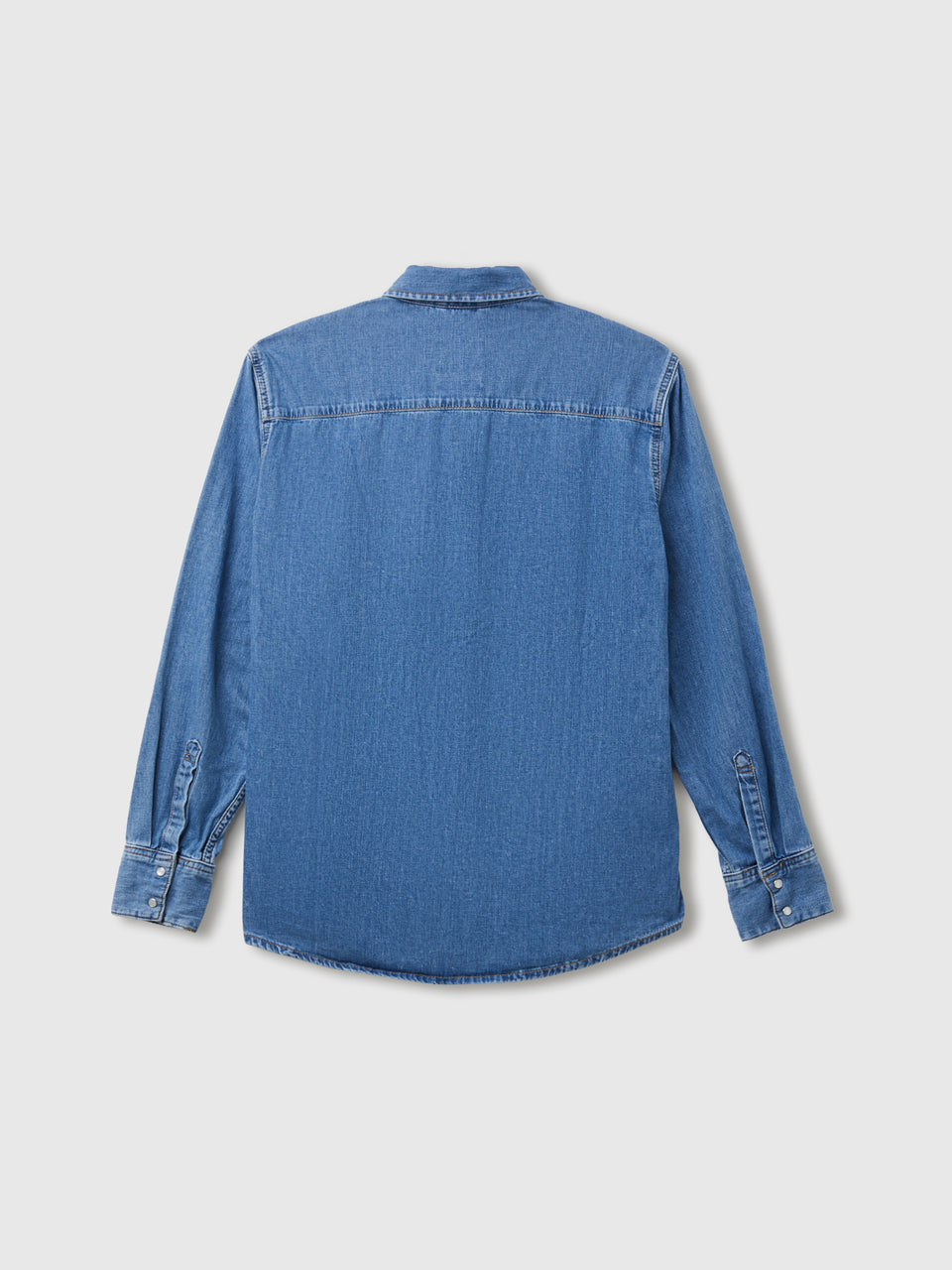 Camisa western de jeans claro - ucb_image_BS