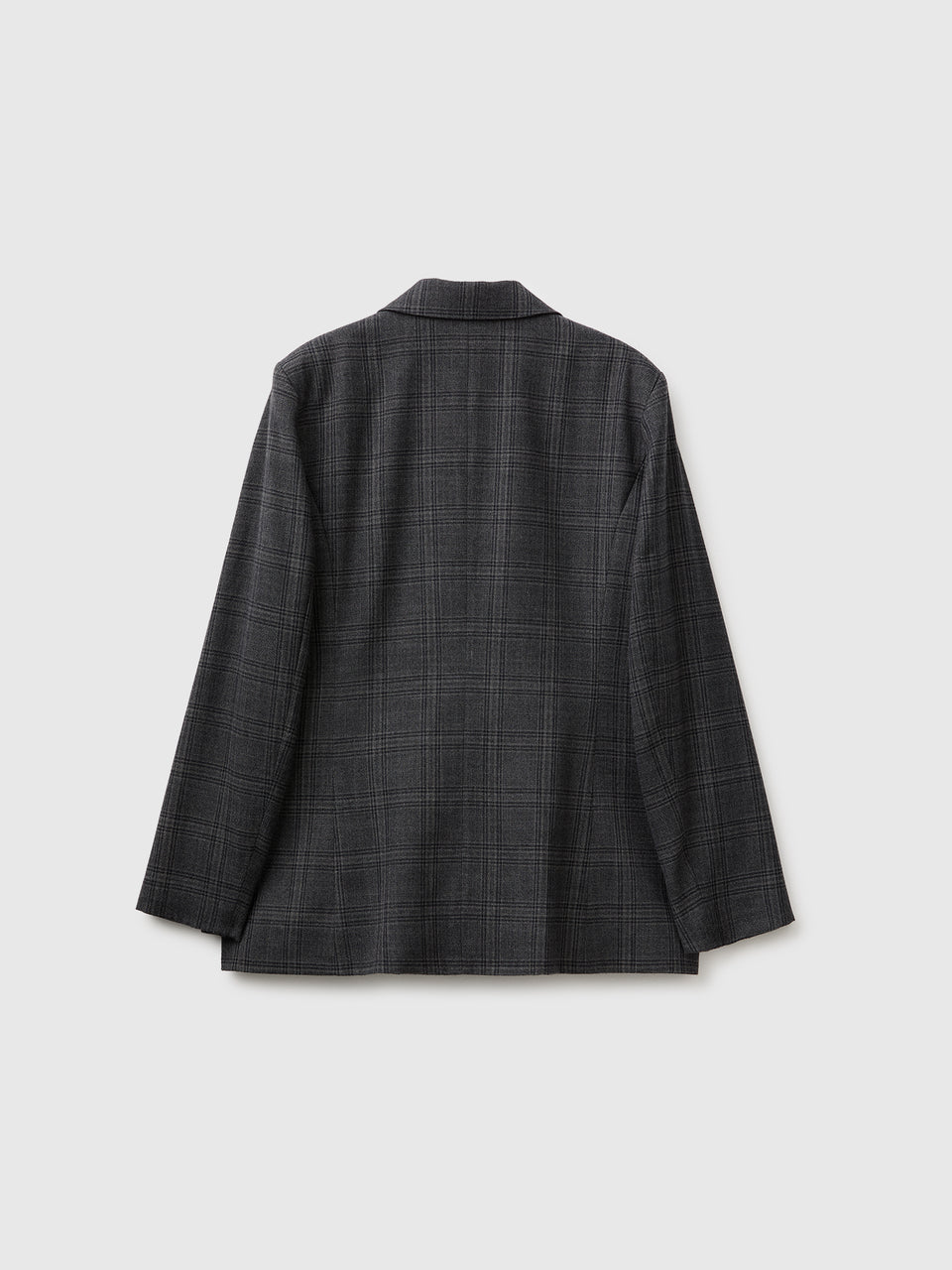 Blazer tartan trespassado em viscose mista - ucb_image_BS