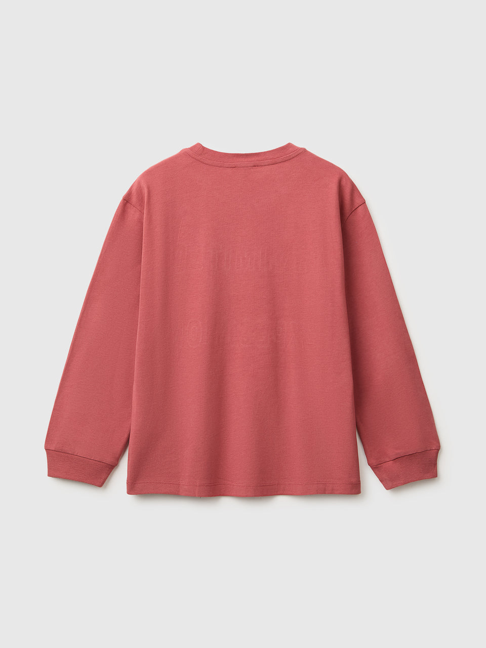 T-shirt em algodão orgânico quente com estampa em relevo - ucb_image_BS