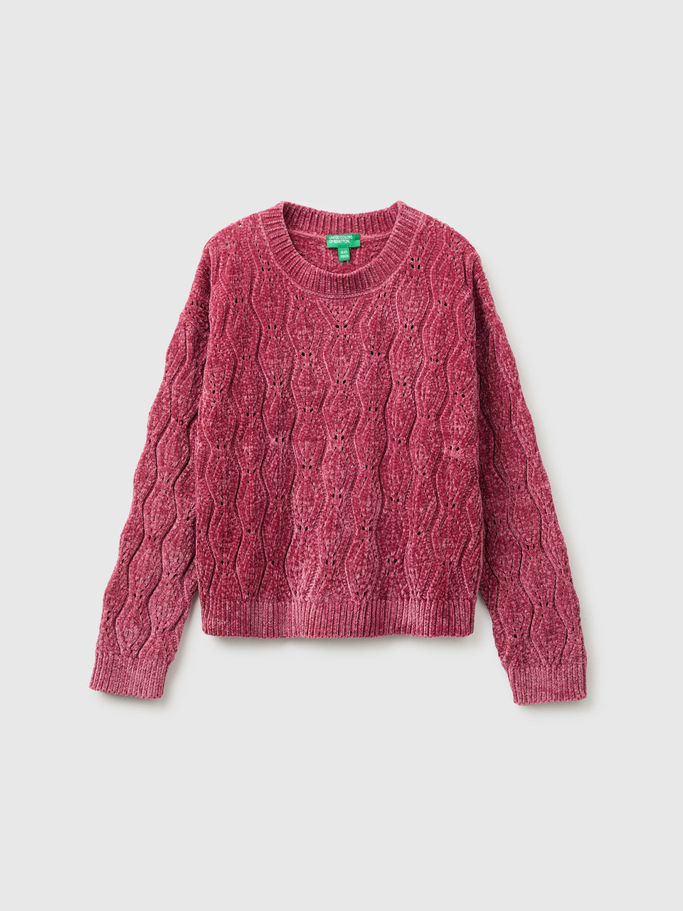 Camisola de gola redonda em chenille - ucb_image_FS