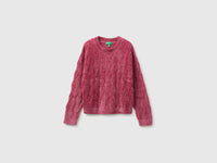 Camisola de gola redonda em chenille - ucb_image_FS