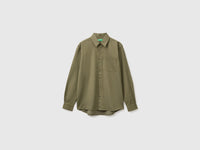 Camisa com bolso pequeno em lyocell e algodão - ucb_image_FS