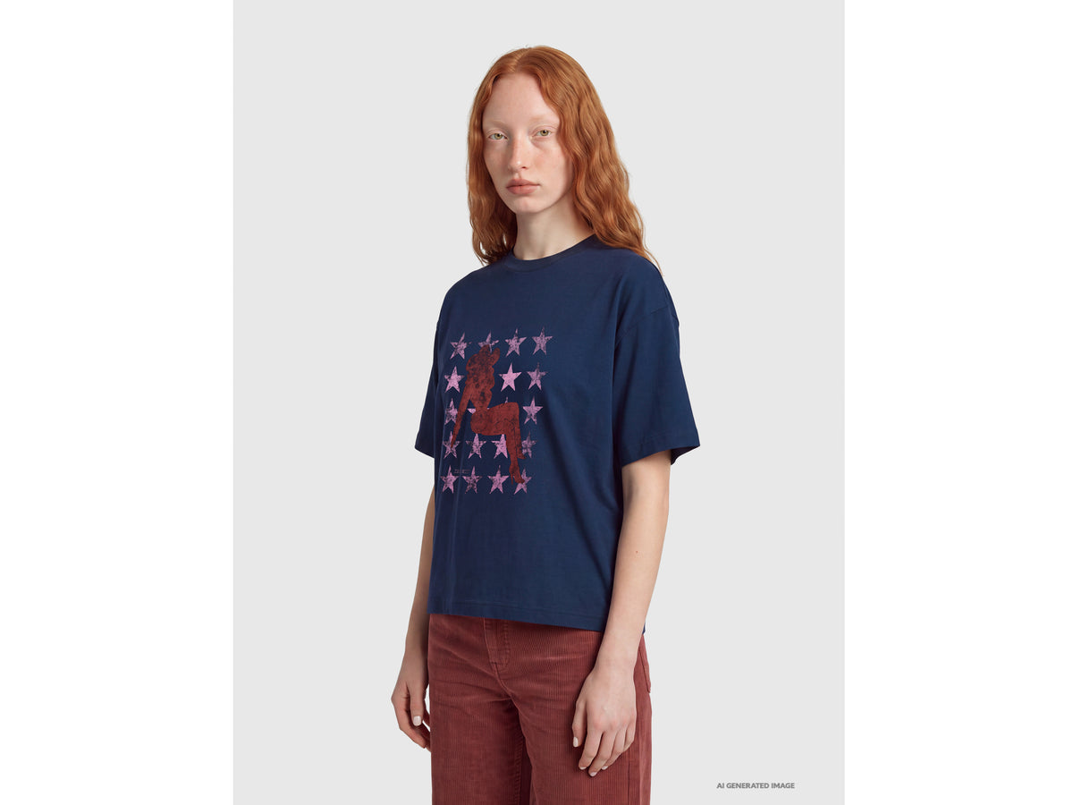 T-shirt relaxed fit com estampa western - ucb_image_FY