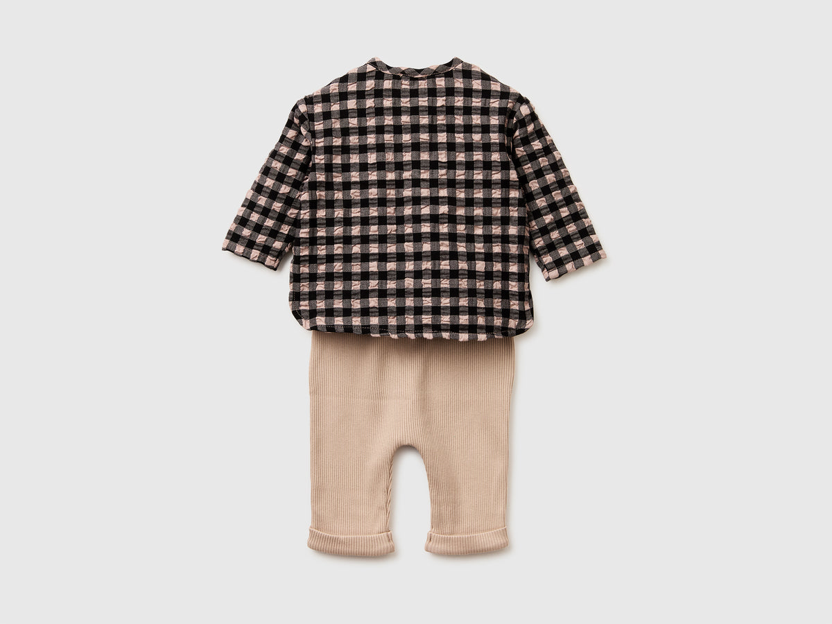 Checked shirt and trousers set - ucb_image_BS